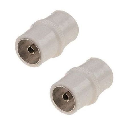 Male Co-Ax Coupler 2pk