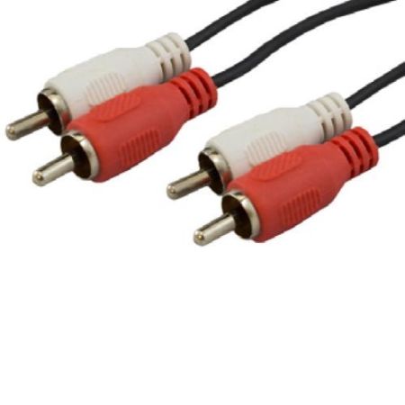 2 Phono Plugs-2 Phono Plugs 3m
