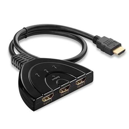 3 Way HDMI Switcher 3 Inputs To Tv