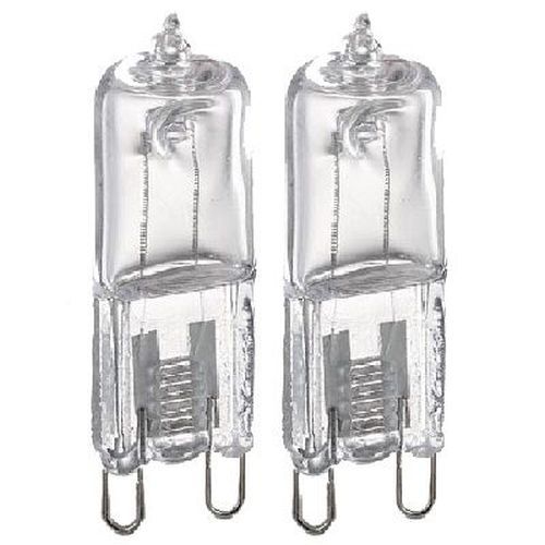 G9 240v 33w=460lm. Halogen 2pk