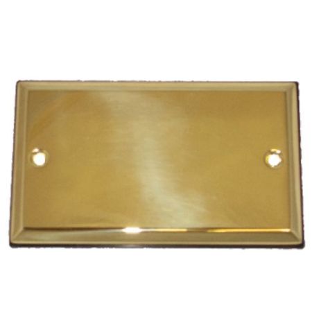 Plain Brass 1G Blanking Plate