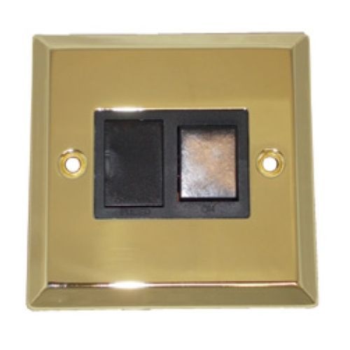Plain Brass Fused DP Switched Spur (Black Ins)