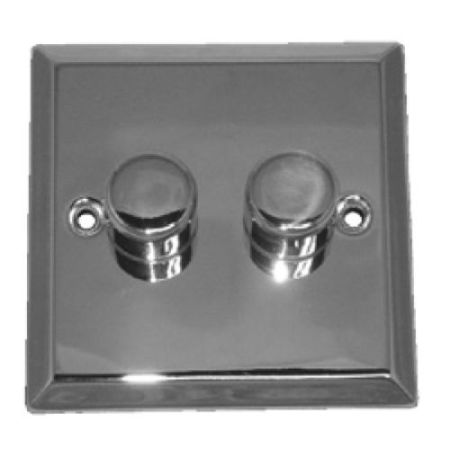 Polished Chrome 1G 1w Dimmer 60-250w