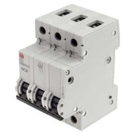 Wylex 10A C-Type Triple Pole MCB