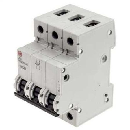 Wylex 50a C-Type Triple Pole MCB