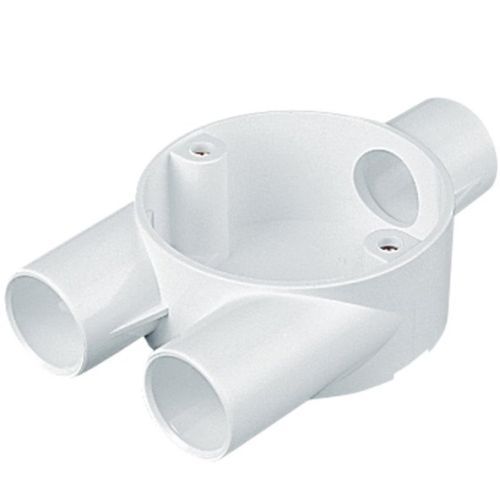 20mm 3 Way Y-Box White
