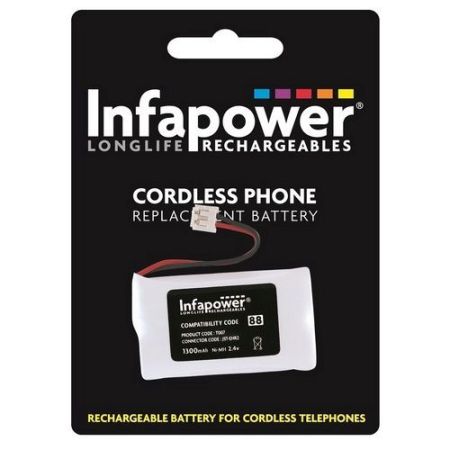 Infapower 2.4v 1300mah 2xaa Phone Batt. 88