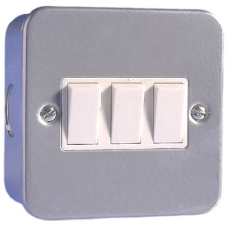 Contactum 3G 2w Brused Stainless Steel (White)