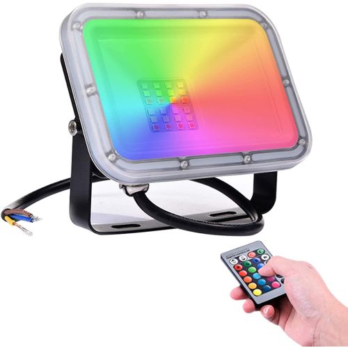 Lumineux Tring 20w RGBW LED Floodlight With Remote