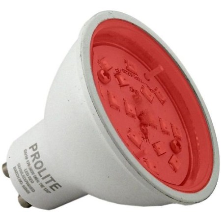 LED GU10 7w Red Dimmable
