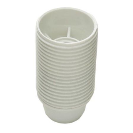 SES White Thread Lampholder With 10mm Entry