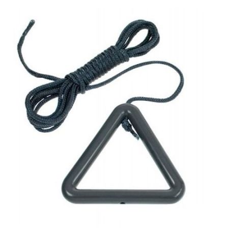 Click Triangular Pull Cord Bangle Anthracite Grey