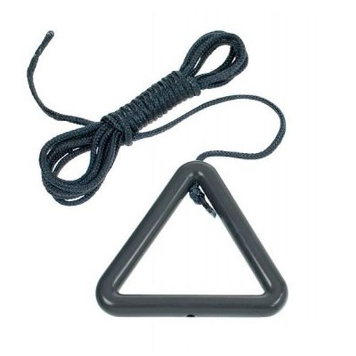 Click Triangular Pull Cord Bangle Anthracite Grey