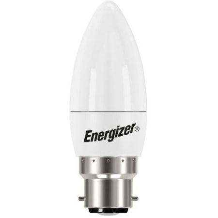 Energiser 4.9w BC Candle Twin Pack LED 3000k