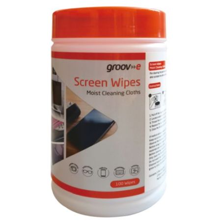 GROOVE MOIST CLEANING SCREEN WIPES