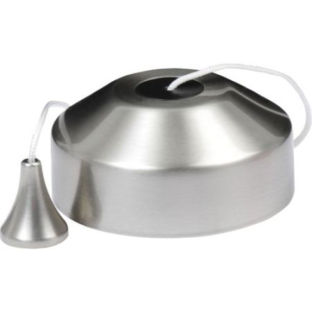 Knightsbridge 10AX 2-Way Pull Cord Switch - Brushed Chrome