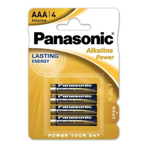 Panasonic R03 Alkaline Size Aaa CD4 Bx12