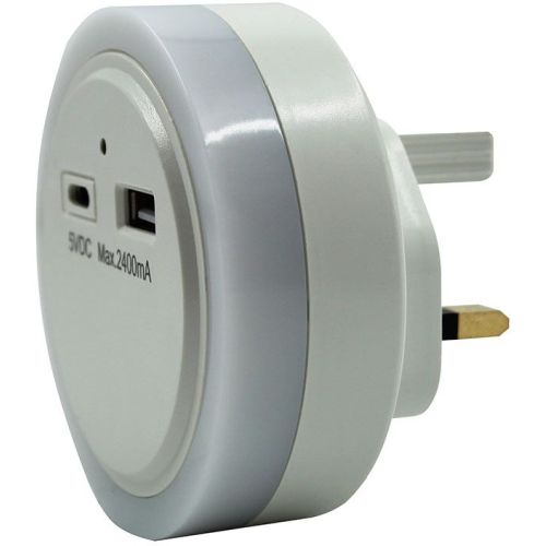 UNI-COM NUGHT LIGHT WITH USB A X USB C CHARGER