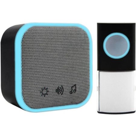 UNI-COM PORTABLE DOOR CHIME - BLACK