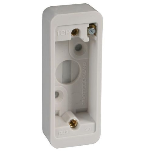Crabtree 1G 20mm Surface Architrave Box