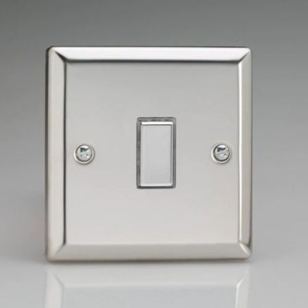 Flat Plate Polished Chrome 1G Touch Slave Dimm